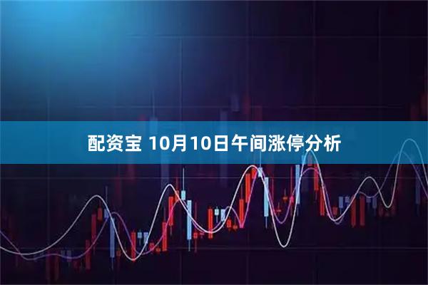 配资宝 10月10日午间涨停分析