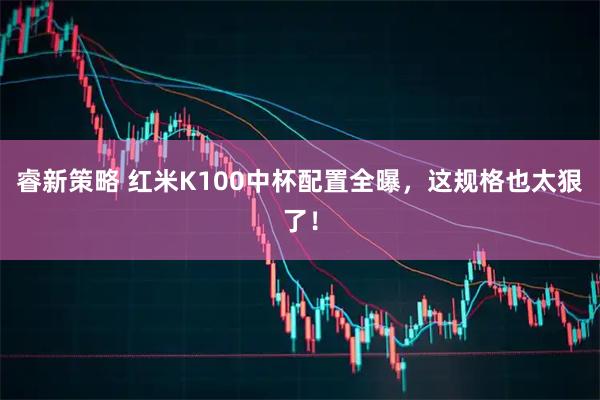 睿新策略 红米K100中杯配置全曝，这规格也太狠了！