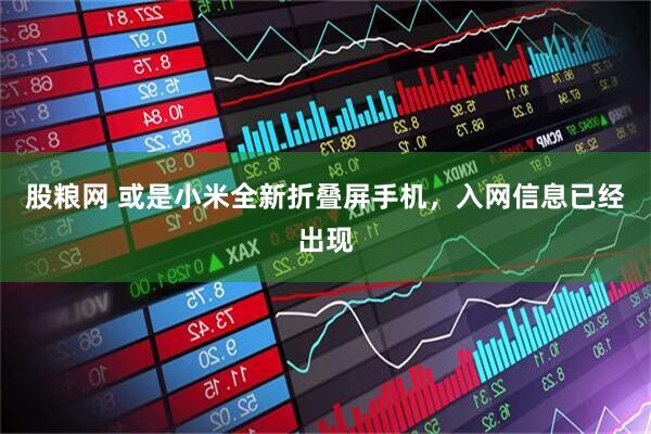 股粮网 或是小米全新折叠屏手机，入网信息已经出现