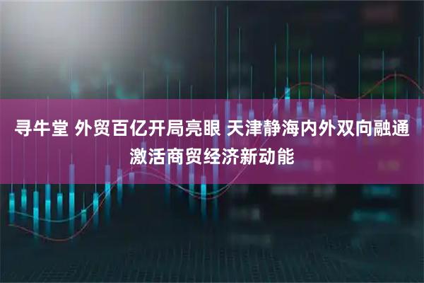 寻牛堂 外贸百亿开局亮眼 天津静海内外双向融通激活商贸经济新动能